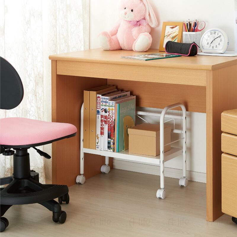 オフィス デスク 下 フリーラック 伸縮タイプ【収納 机 書類 ラック