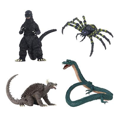 BANDAI（バンダイ） HGシリーズ ゴジラ 怪獣総進撃編Vol.2 全4種セット