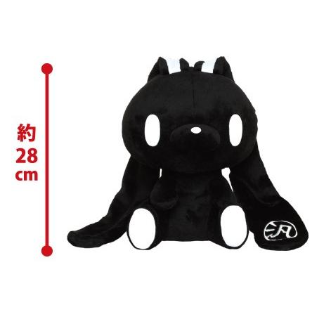 チャックスGP 汎用うさぎぬいぐるみ【MONOTONE】モノブラック
