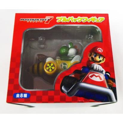 マリオカート7 プルバックフィギュア ヨッシー : アミュームショップ