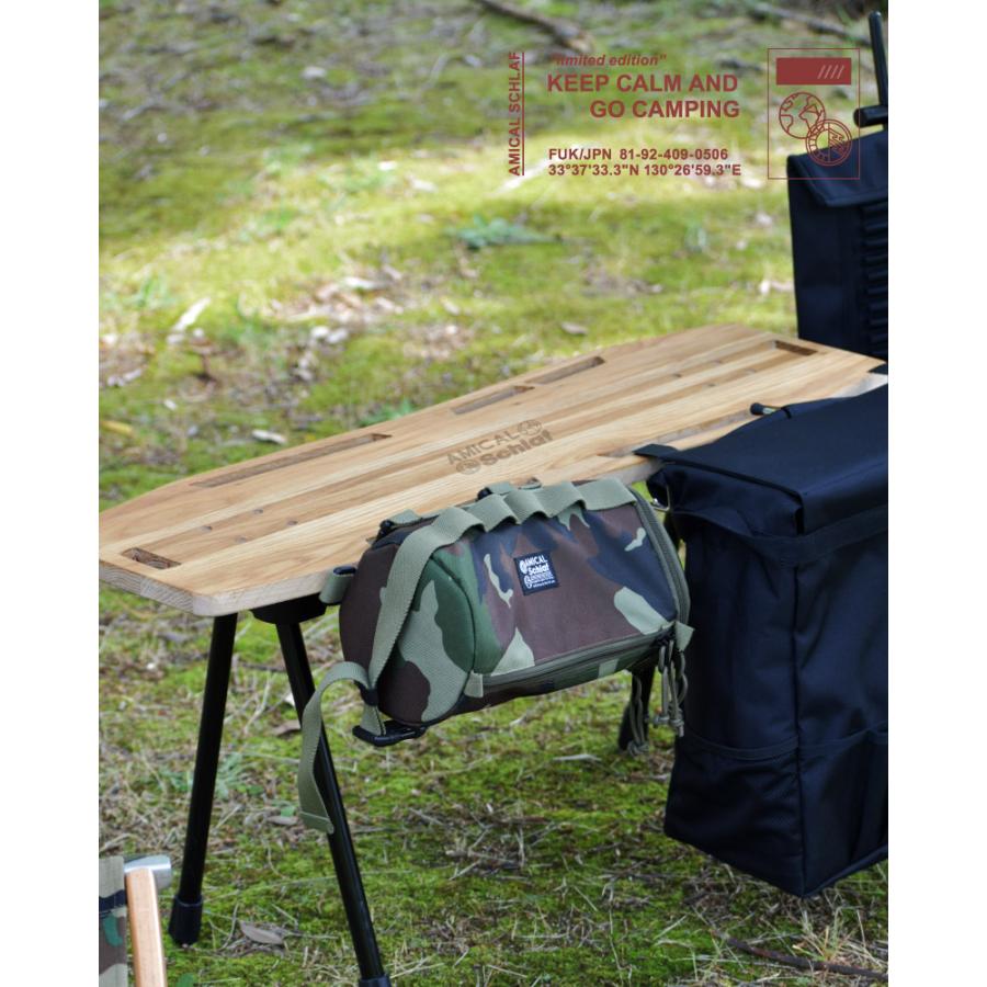 スケートボードサイドテーブル ウッド アウトドア キャンプ 登山