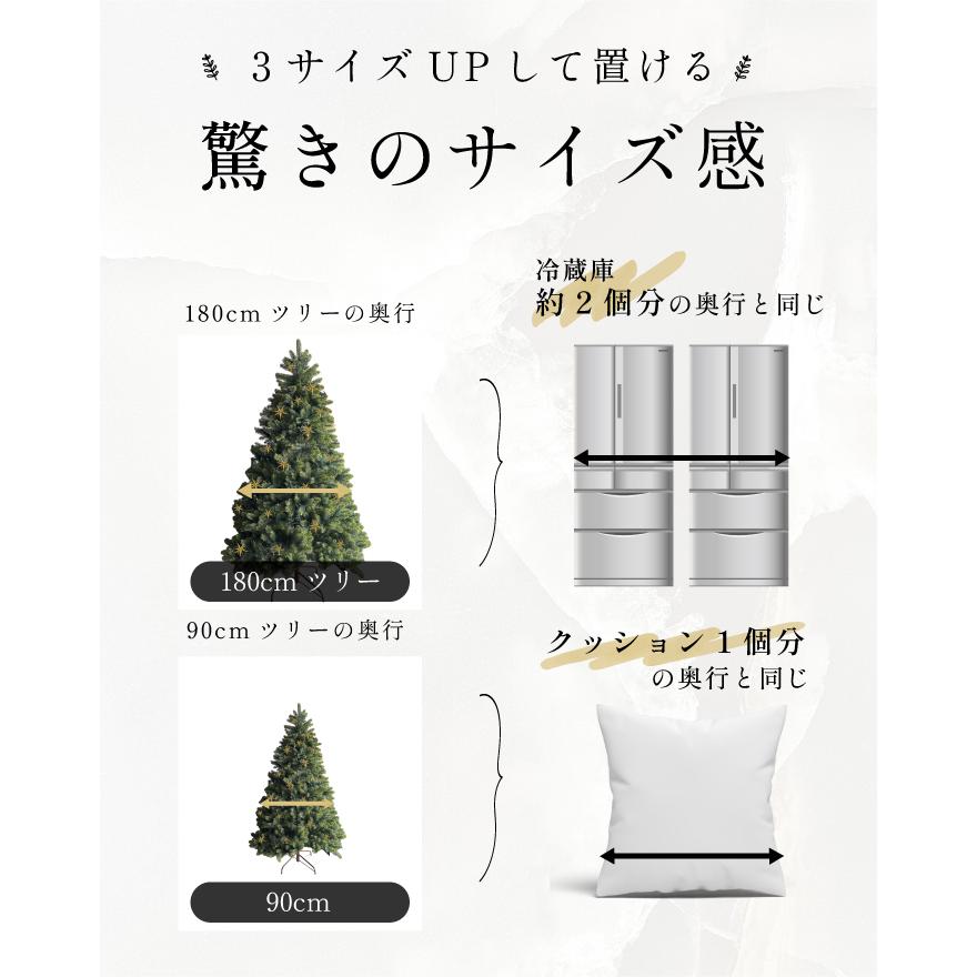 YouTen リュクスツリー ハーフクリスマスツリー オーナメント付き