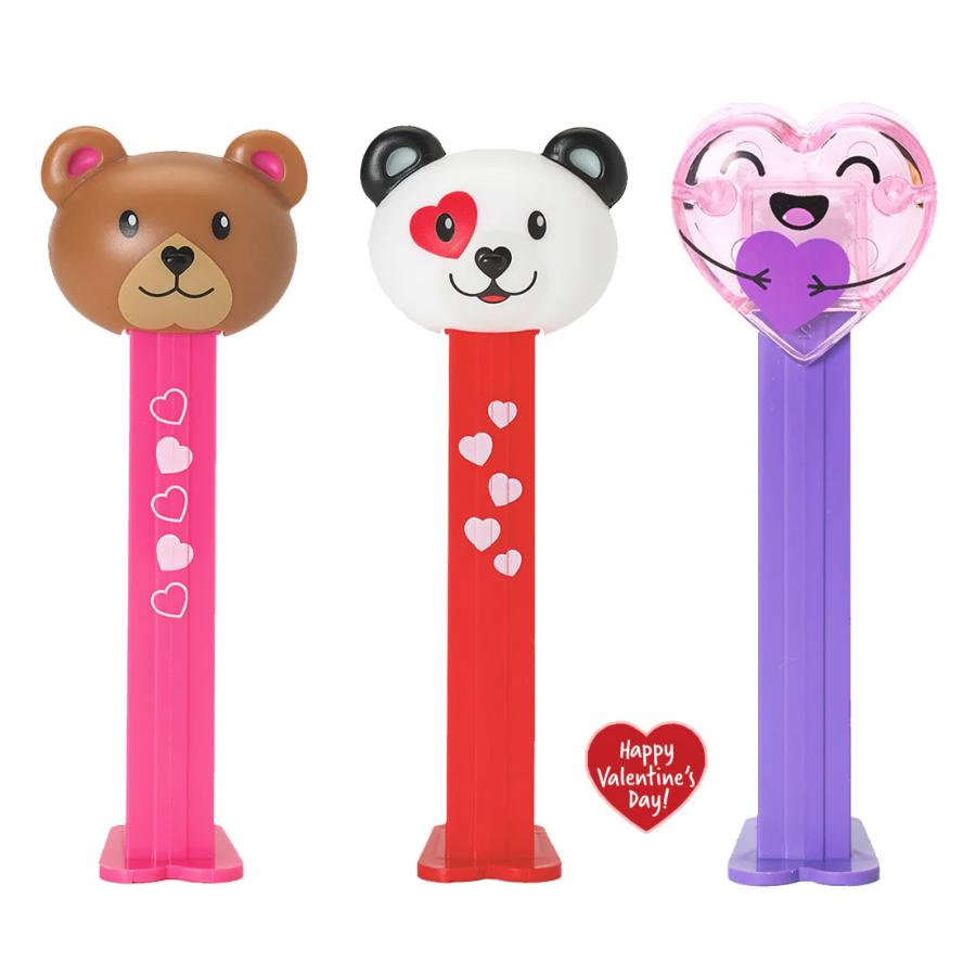 PEZ（ペッズ） ペッツ バレンタインシリーズ 2025年版、クマとハート
