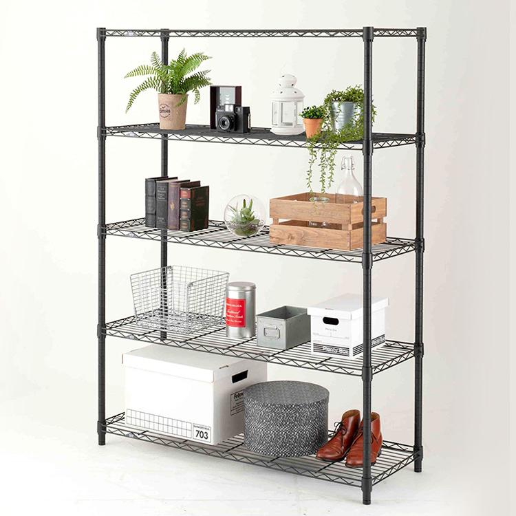 Luminous ラック スチールラック 幅110 5段 奥行45 スリム キャスター