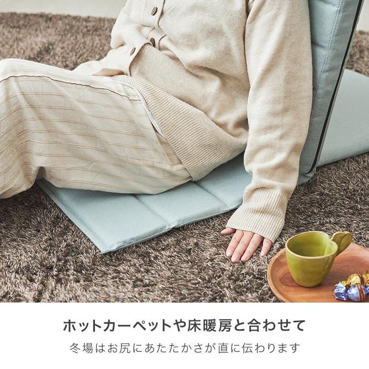 DOSHISHA（ドウシシャ） 座椅子 背もたれ座椅子 コンパクト ベッド上