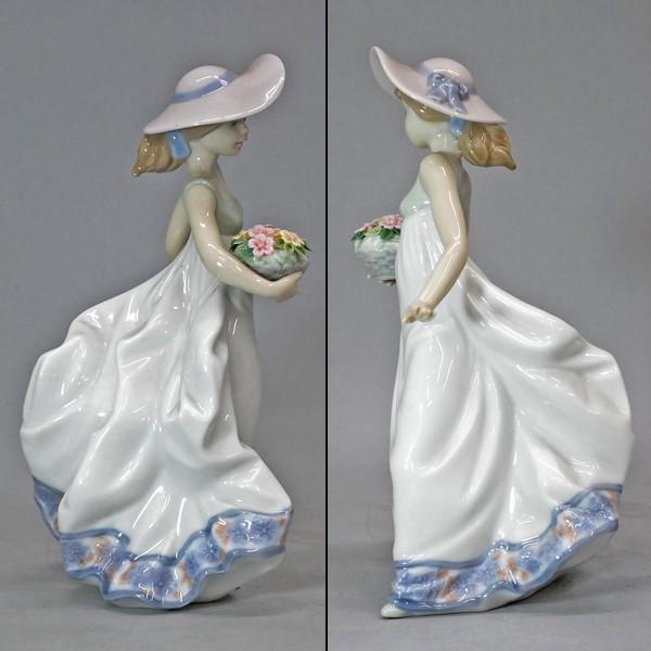 LLADRO（リヤドロ） （lladro）春の花かご 5790 : アンティーク慈光