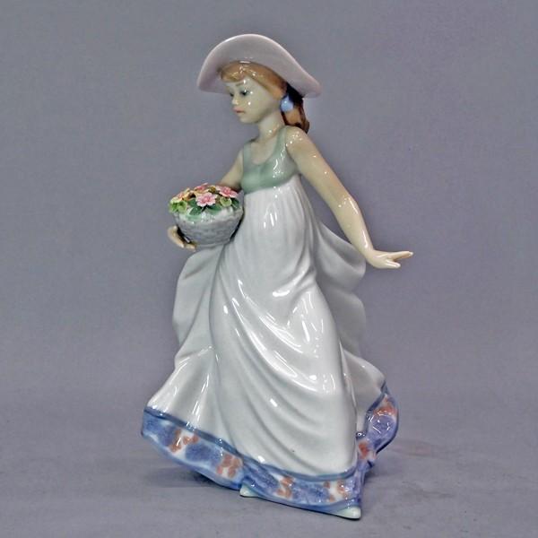 LLADRO（リヤドロ） （lladro）春の花かご 5790 : アンティーク慈光