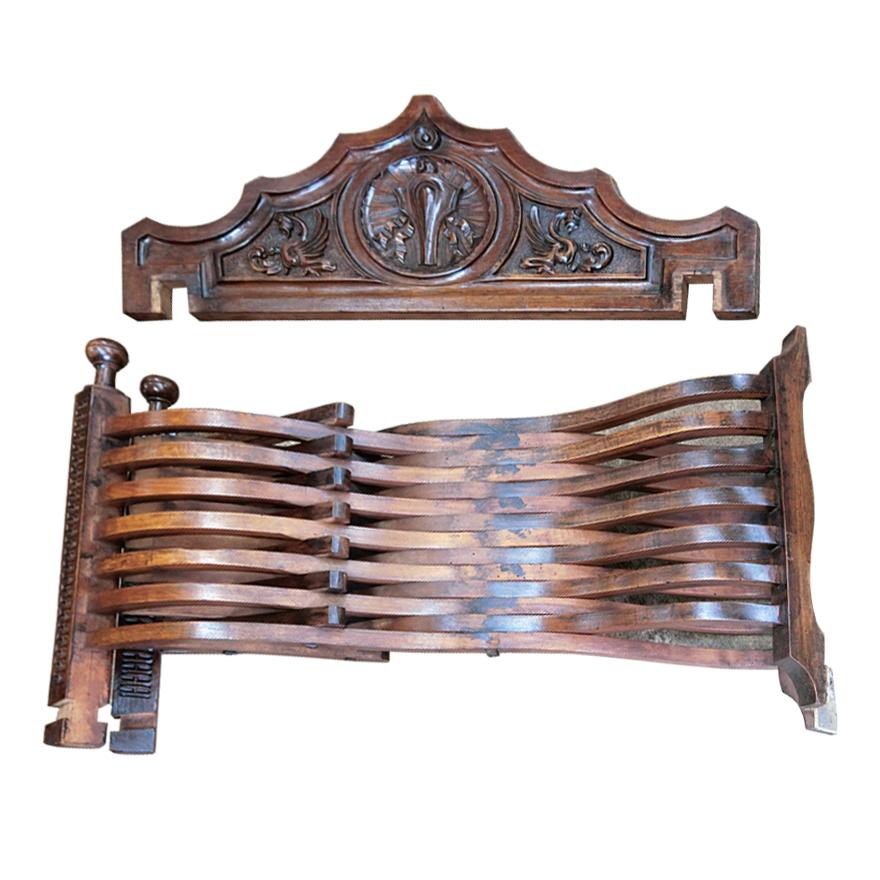 アンティーク サヴォナローラチェア 折りたたみチェア マホガニー材 z