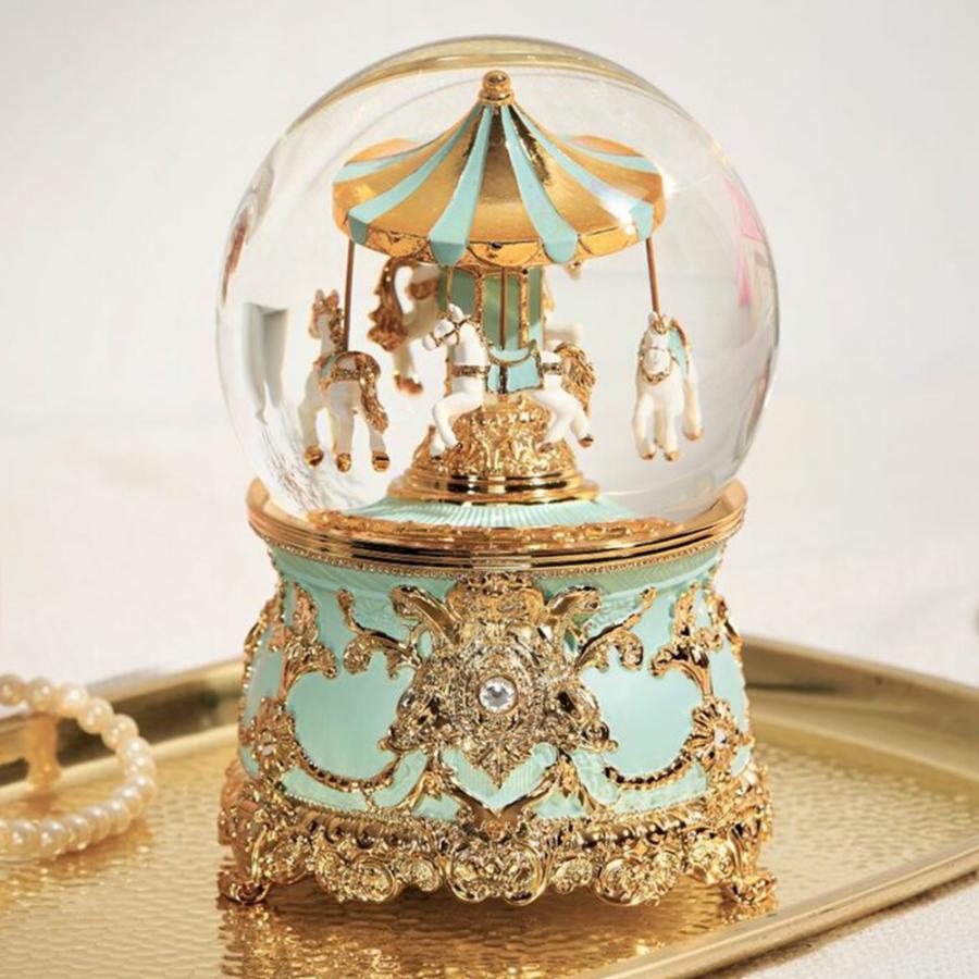 高級 スノードーム メリーゴーランド プレゼント【安心保証 送料無料