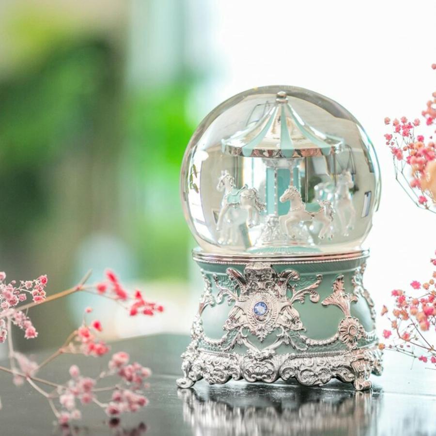 高級 スノードーム メリーゴーランド プレゼント【安心保証 送料無料