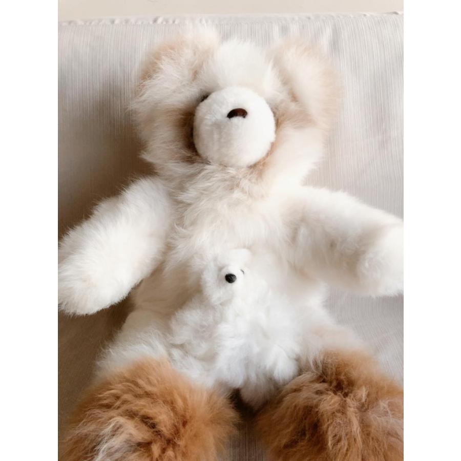 小さいアルパカぬいぐるみ くま ベビーアルパカ ふわふわ 高品質リアル