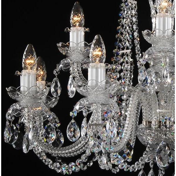 シャンデリア CH-12-2DS LED電球対応 12灯 高級 ボヘミア クリスタル