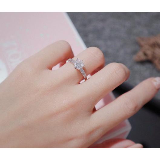 指輪リング レディース シルバー925 スワロフスキー 高級リングAAA CZ