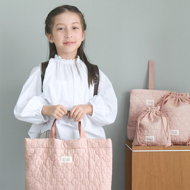 入園入学4点セット イブル生地 ヌビ レッスンバッグ 入学準備 yrh