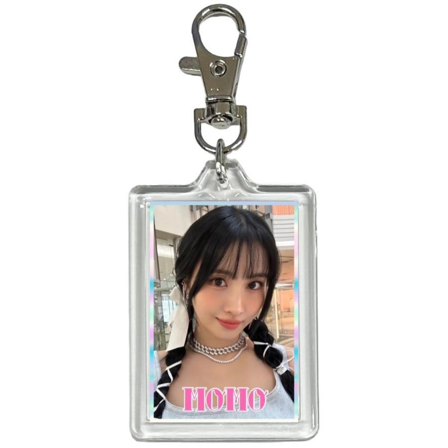 モモ TWICE トゥワイス 写真入り キーホルダー 韓流 グッズ jf125-3