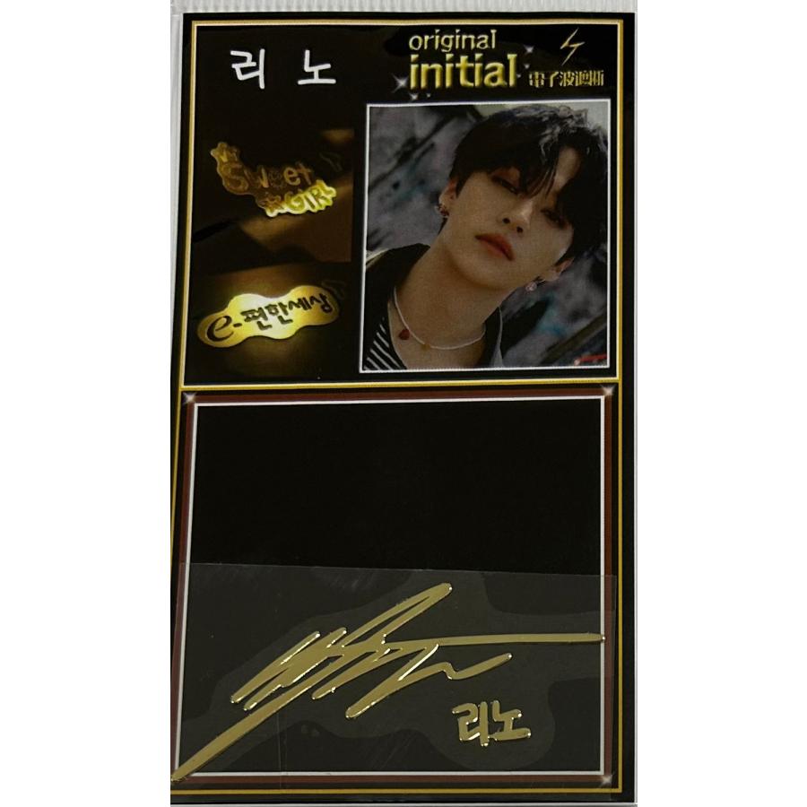 リノ LEEKNOW ストレイキッズ STRAYKIDS スキズ サインステッカー