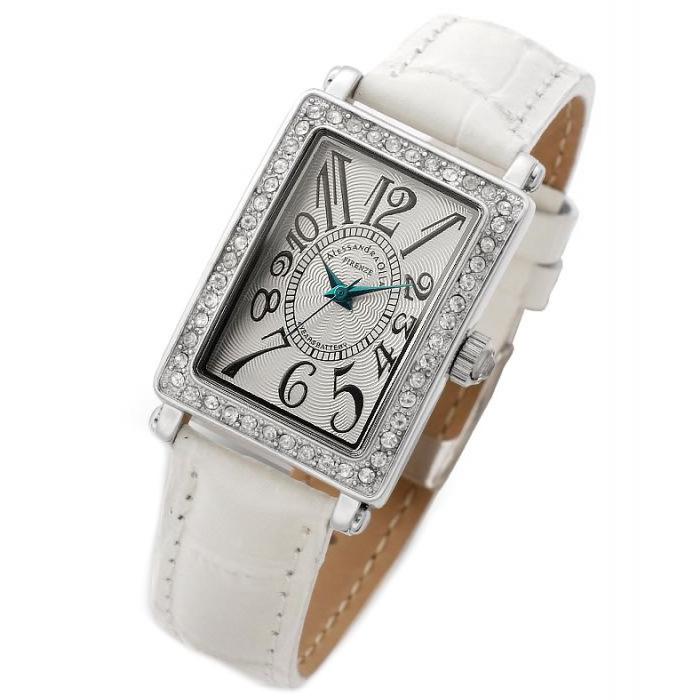 アレサンドラオーラ 腕時計 レディース AO-1500-1 全10色 クロコ型押