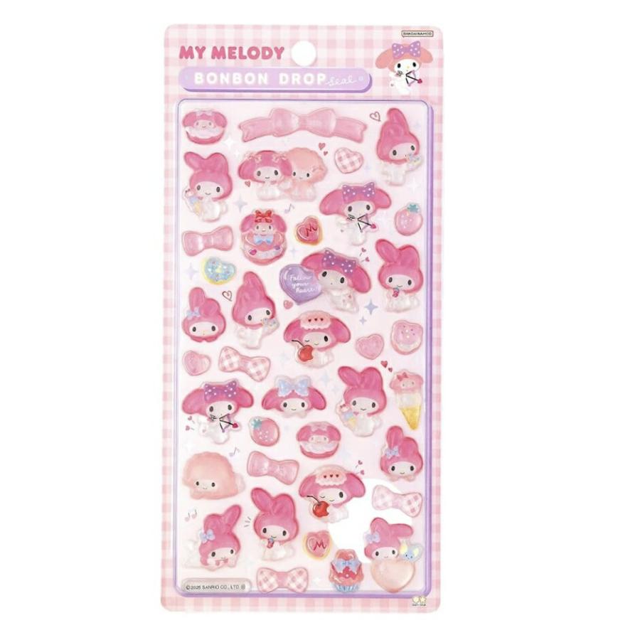サンスター文具 正規品 ボンボンドロップシール mini サンリオ シール