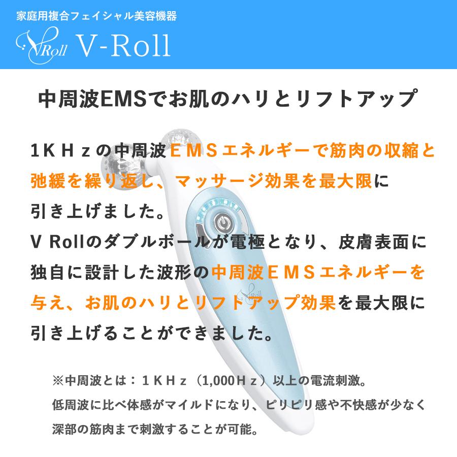 伊藤超短波 ブイロール V-ROLL ローラー型EMS美顔器 リフトアップ ハリ
