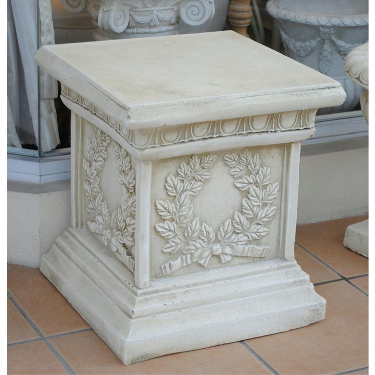 フラワースタンド 花瓶台 コラム ロココ調 アカンサス葉模様 コロン