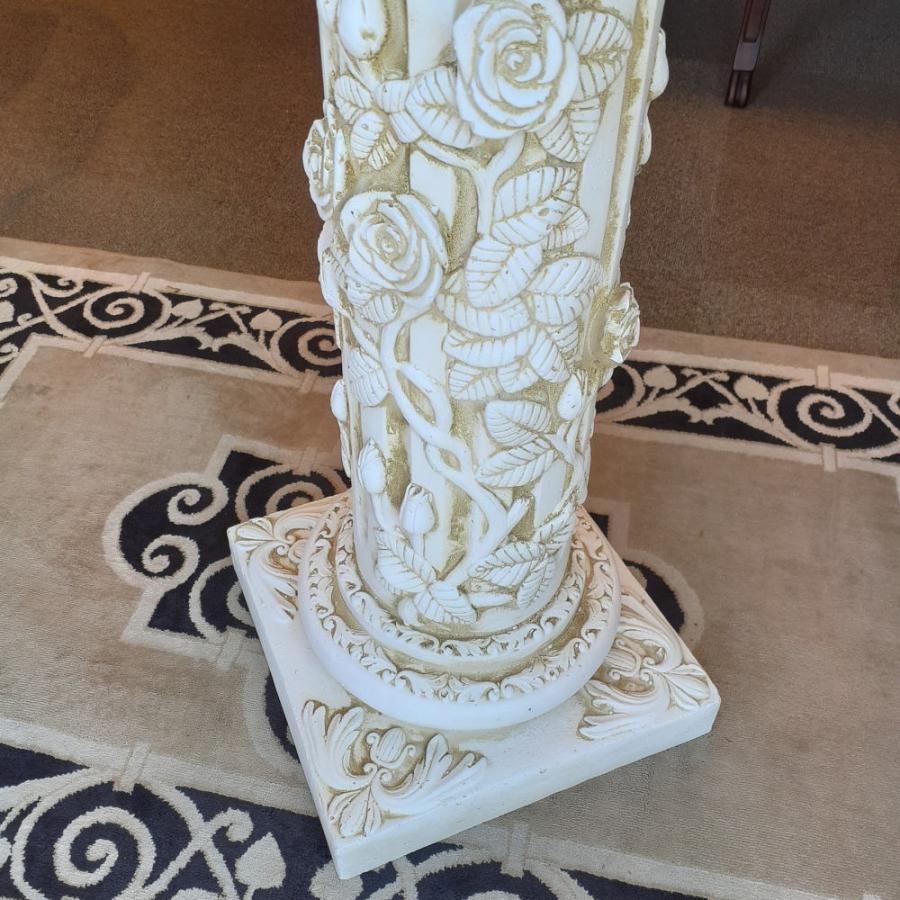 フラワースタンド 花瓶台 コラム コラムスタンド シャビーシック