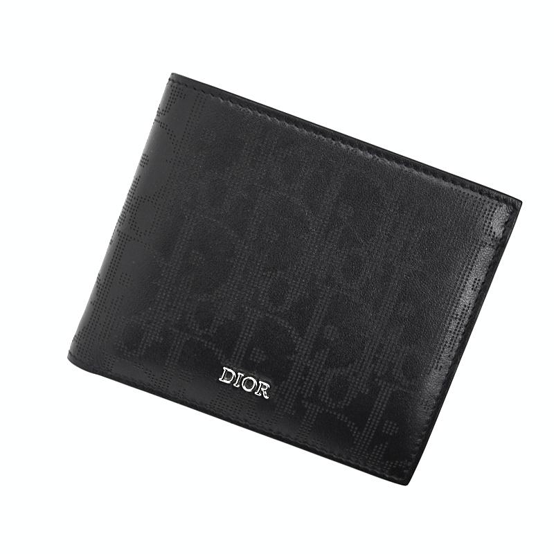 Dior HOMME ディオール 財布 メンズ 二つ折り ディオールオブリーク