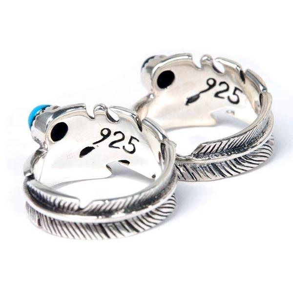 Indian Jewelry インディアンジュエリー リング フェザー 羽 ラウンド