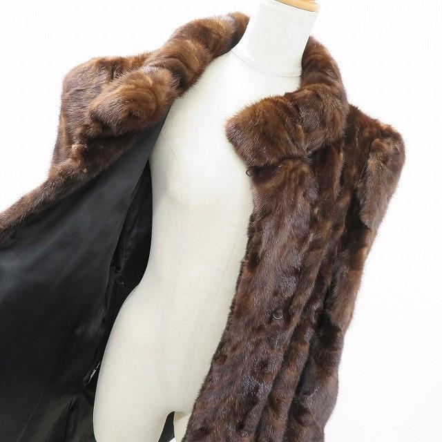 wnc ハイドラファーズ Hydra furs 毛皮コート ミンク 茶 レディース