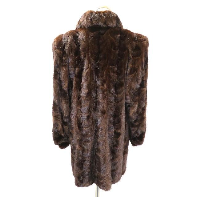 wnc ハイドラファーズ Hydra furs 毛皮コート ミンク 茶 レディース