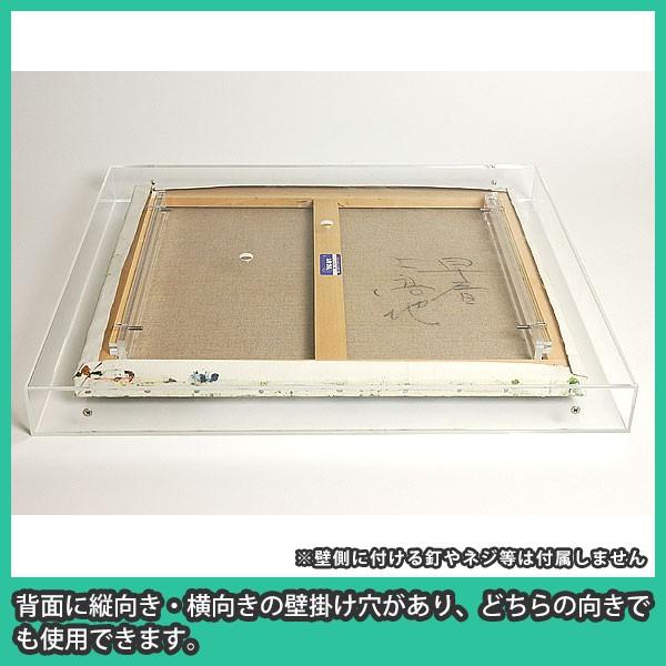 油彩キャンバス F3 額縁 壁掛け ケース ボックス 箱型 奥行 絵画 油絵