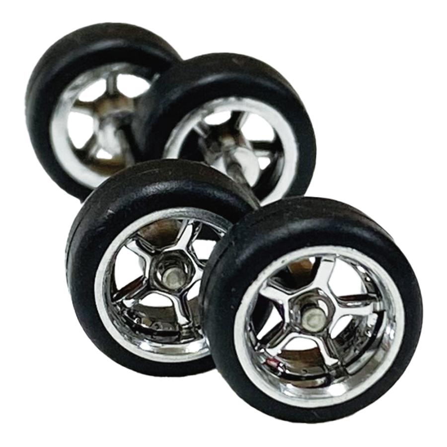 1/64 改造用 ホイール タイヤ 1台分セット トミカ Tomica ホット