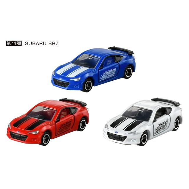 トミカ 組み立て工場 第11弾 SUBARU BRZ ボディ(青/赤/白)3色、黒