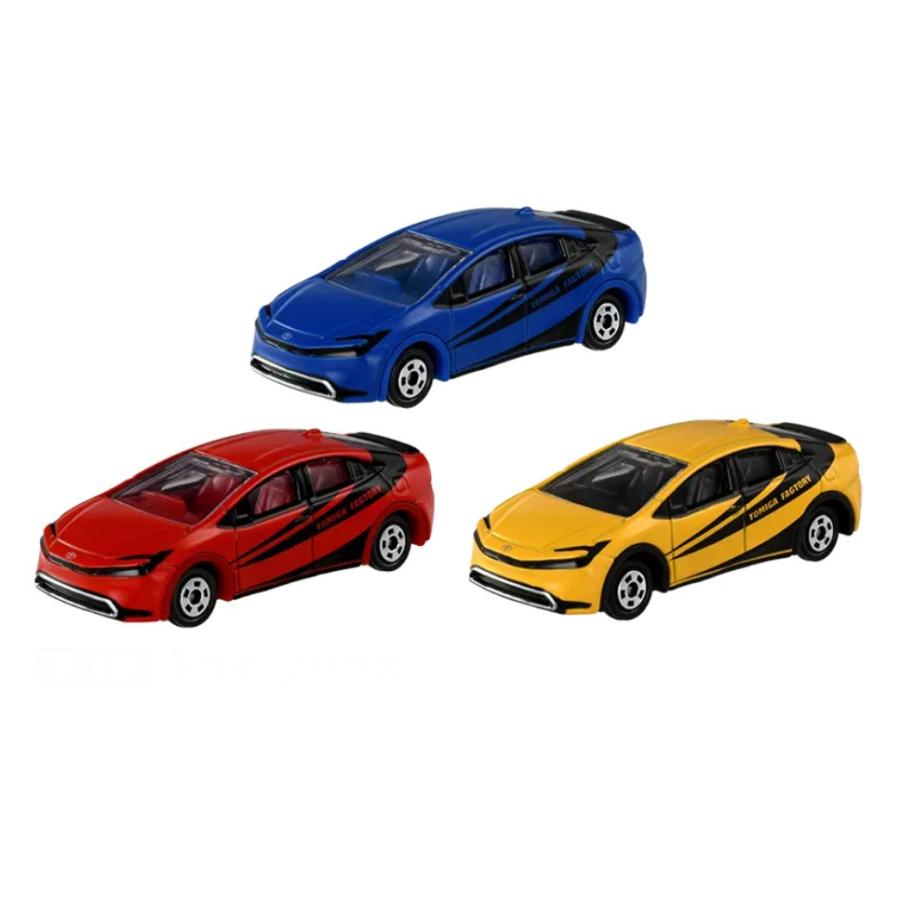 トミカ 第16弾 組み立て工場 トヨタ プリウス 黒シート ボディ(青/赤