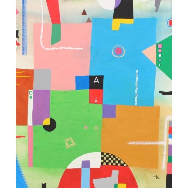 抽象画 絵画 現代アート モダンアート 現代美術 水彩画 若松愛子