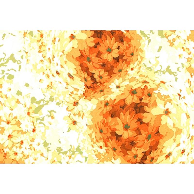 花 絵画 版画 シルクスクリーン 吉村明子 「Brilliant bloom 2」 額