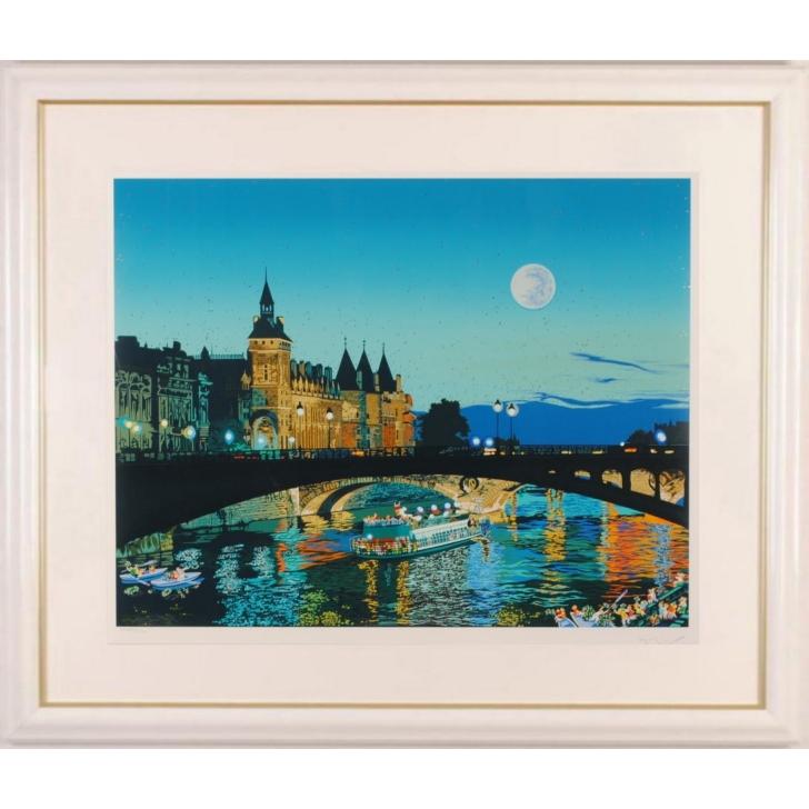 ヒロ・ヤマガタ サン ミッシェル パリ 絵画 風景画 フランス