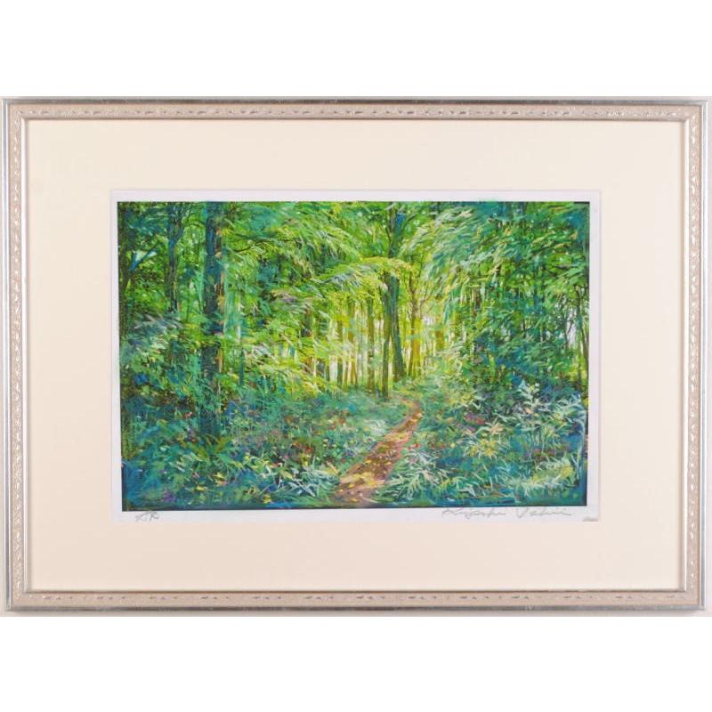 スウェーデン 風景画 絵画 北欧 パステル画 ジークレー 版画 石井清