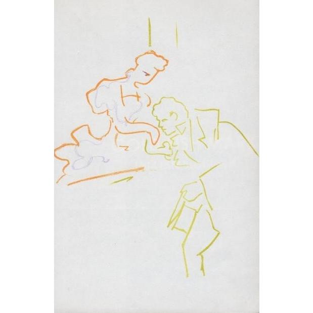 ジャン・コクトー 絵画 版画 オリジナルリトグラフ 絵 ノーサイン