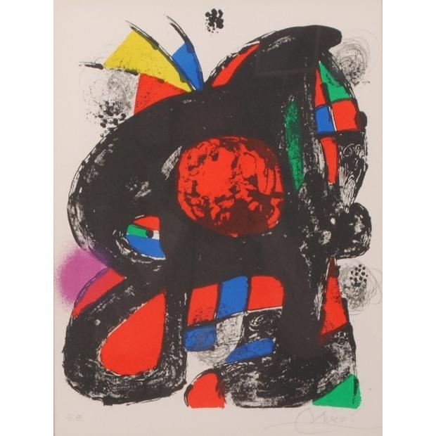 ジョアン・ミロ リトグラフ 4 絵画 抽象画 版画 インテリア