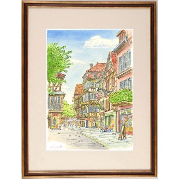 フランス 絵画 風景画 水彩画 版画 ジークレー インテリア プレゼント