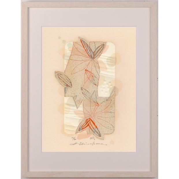 現代アート 絵画 抽象画 ナチュラルモダン 木版画 シルクスクリーン