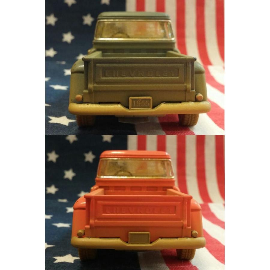 KiNSMART製 プルバックミニカー 1955 シボレー ピックアップトラック
