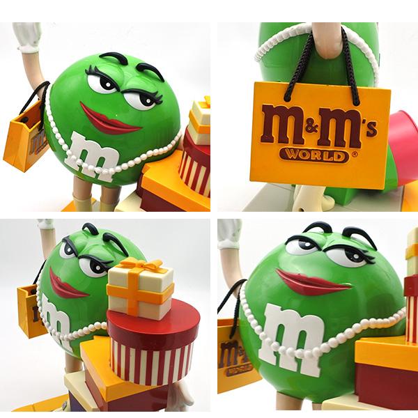USED品 m&m's チョコレート ディスペンサー グリーン エムアンドエムズ
