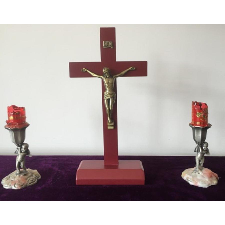 在庫限り木製キリスト像 木製十字架 オブジェ 置物 ビンテージ