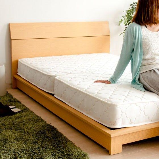 友澤木工 マットレス 折りたたみ シングル ボンネルコイル 2つ折り 二