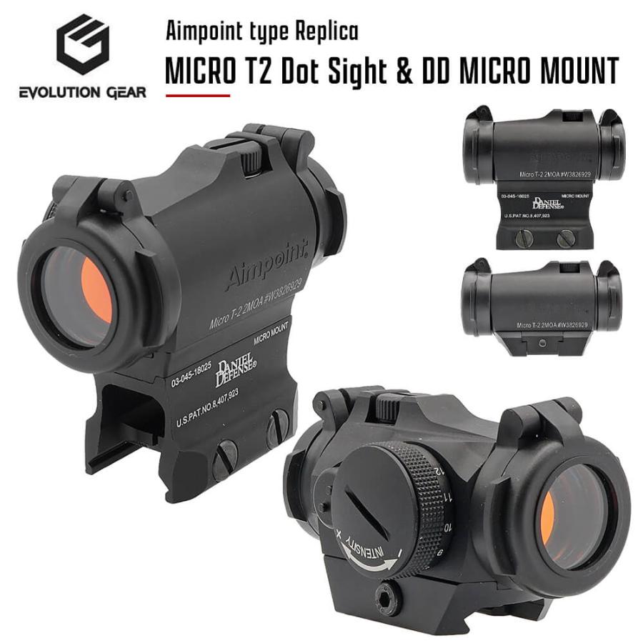 Evolution Gear製 Aimpoint Micro T-2 ドットサイト IRモード 搭載