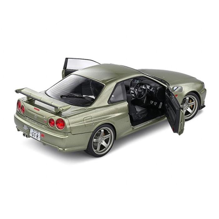 ミニカー 1/18 日産 スカイライン GT-R R34 1999 グリーン NISSAN ダイ