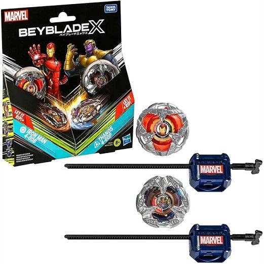 Marvel】 ベイブレード X マーベルコラボ アイアンマン 4-80B vs
