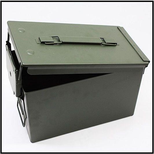 HERITAGE) アンモボックス 大小2個セットメタル ストレージボックス 2