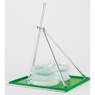 江戸錦鯉 瑞祥吹流し〈20号〉Cタイプスタンド付ホームセット（水袋付